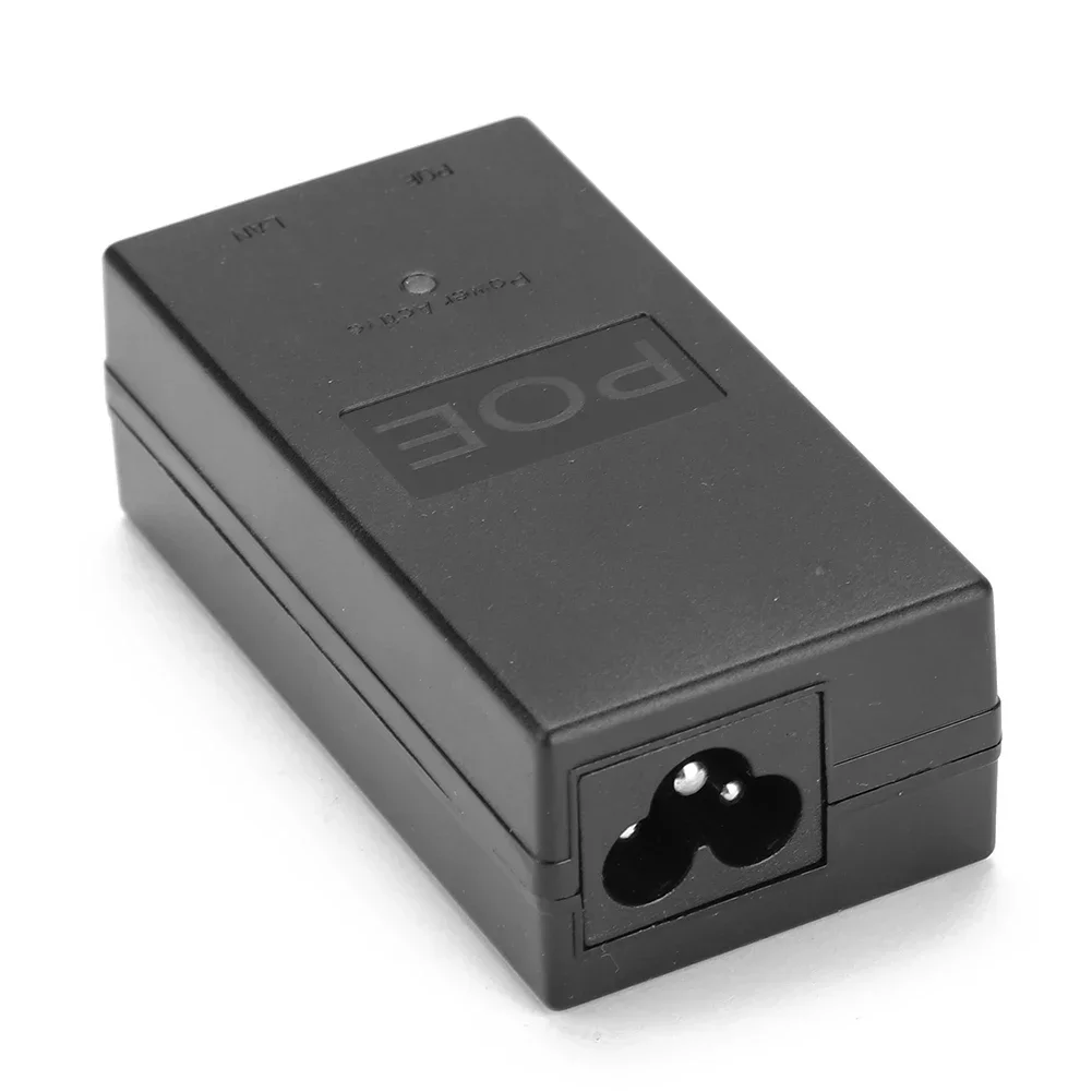 24V 1A 24W Desktop POE Power Injector Adaptador Ethernet Vigilância CCTV para fonte de alimentação de câmera IP