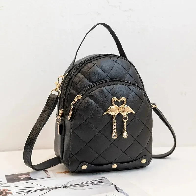Bolsa elegante feminina mochila mini bolsa de lazer