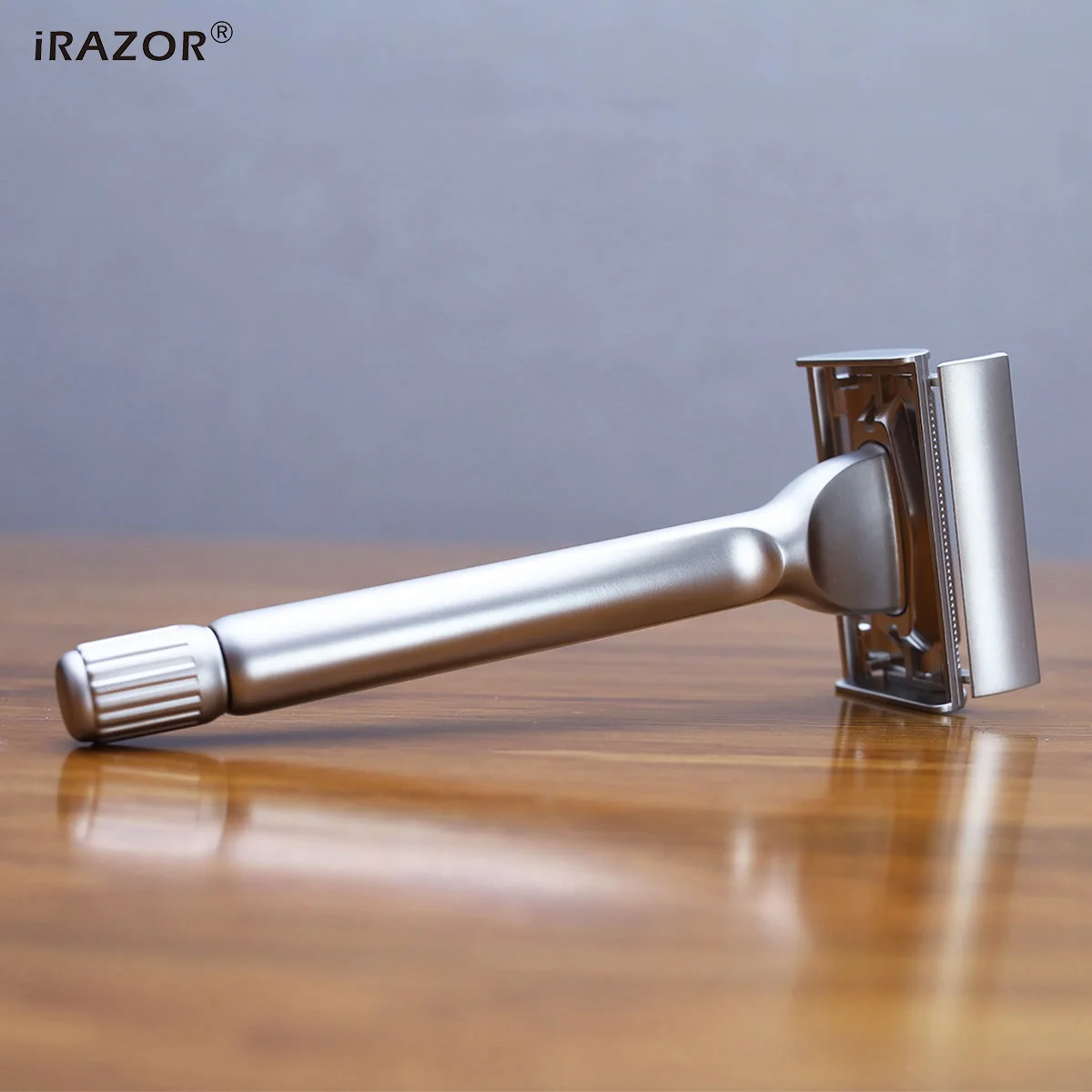 Irazor มีดโกนแบบขอบสองด้านดีไซน์รูปผีเสื้อขนาดใหญ่มาใหม่พร้อมใบมีดแบบเติม10ชิ้นสำหรับผู้ชายชุดของขวัญกรูมมิ่งแบบใช้ซ้ำได้