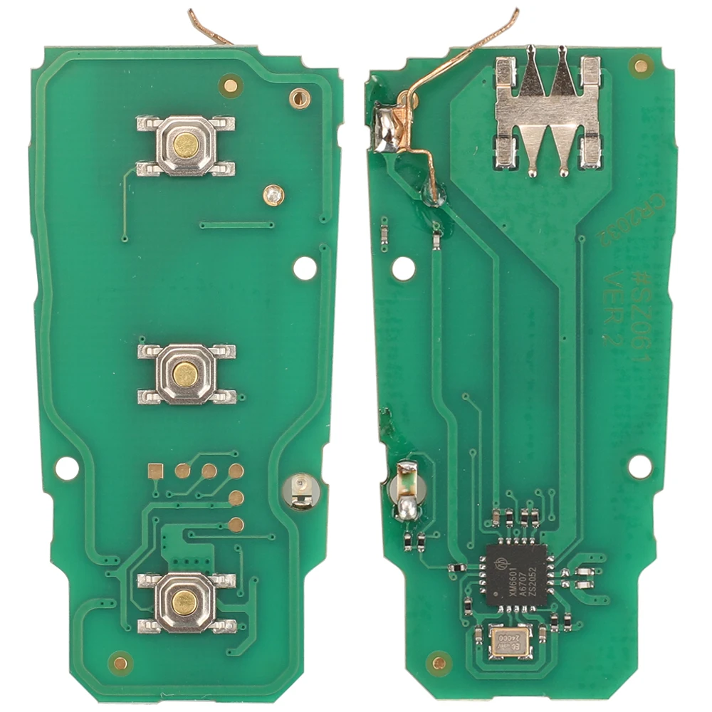 Jingyuqin chave remota inteligente de carro com 3 botões, para volkswagen 3c0 959 752 ba 434mhz id48 chip fit vw passat b6 3c b7 magotan cc
