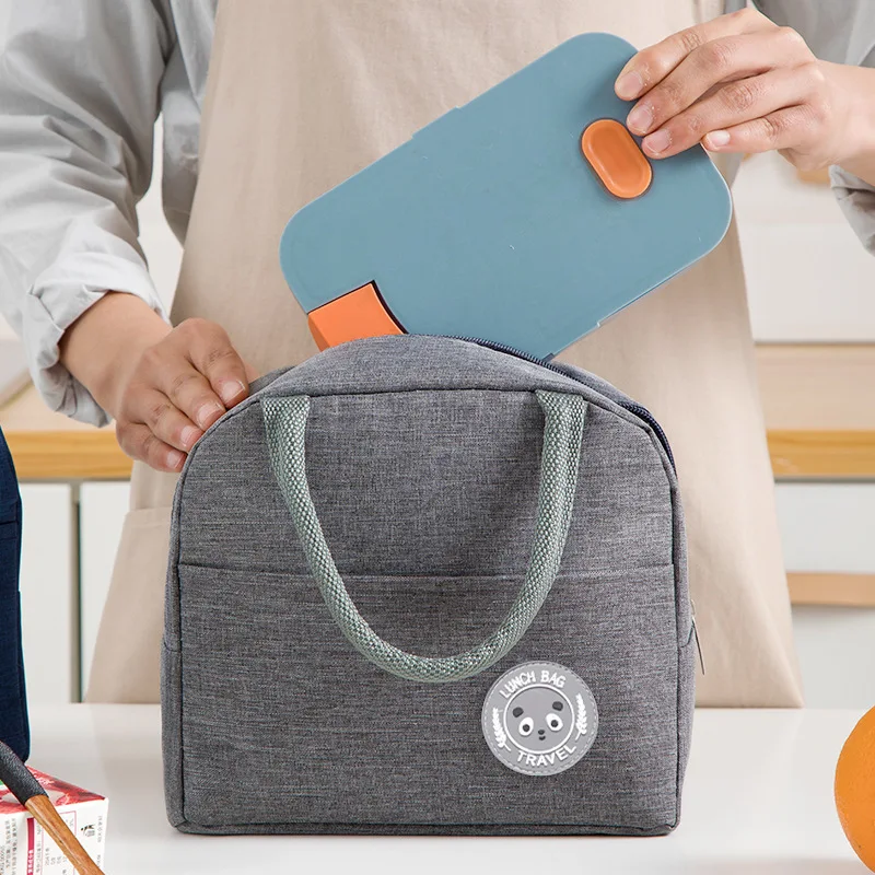 Borsa per il pranzo isolata Borsa Bento isolante Borsa per riso in foglio di alluminio Confezione per pasti Borsa per il pranzo Bento per studenti Borsa isolante