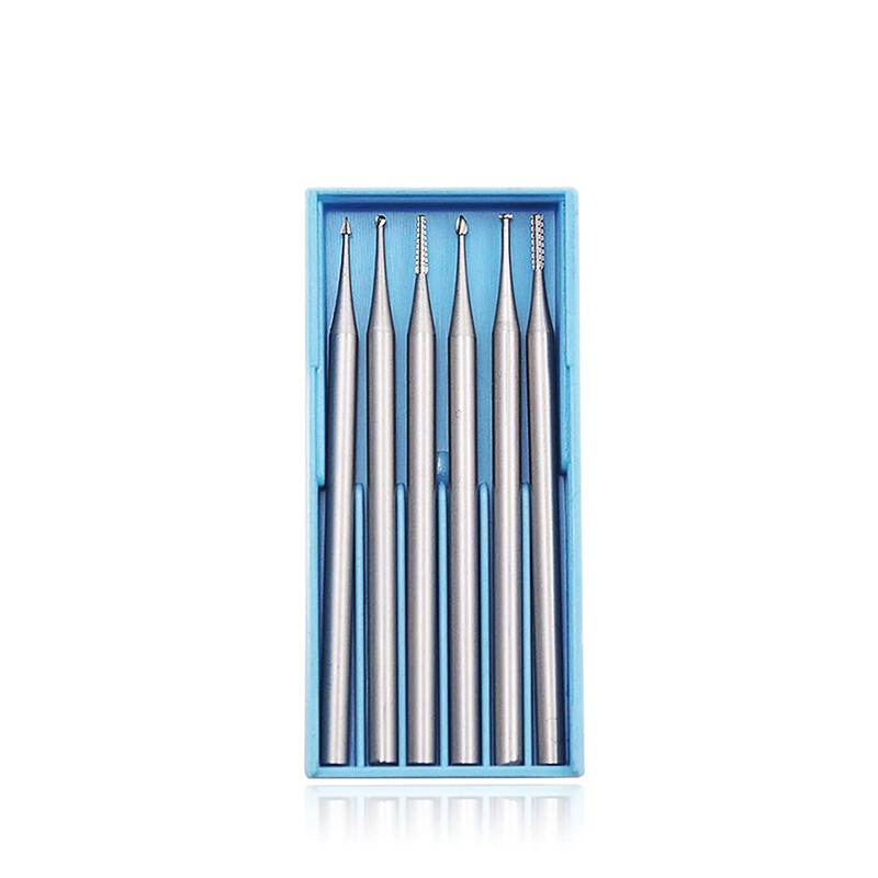 6 pz/set 2.35 manico taglierina per incisione in acciaio al tungsteno cavo elettrico nuova filettatrice 204 taglio per intaglio del nucleo di oliva 1.0-2.3mm