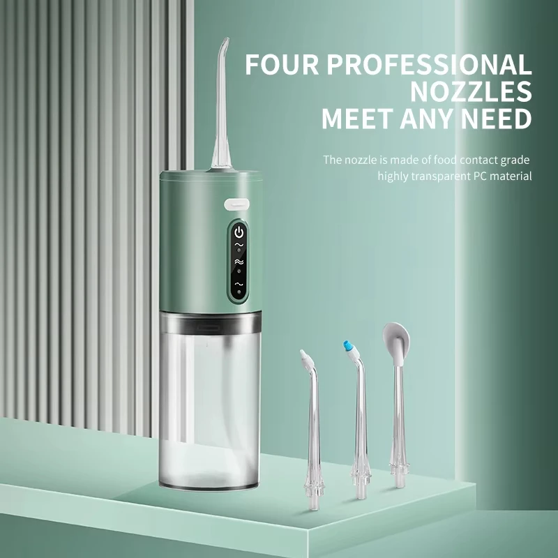 XIAOMI Electric Oral Irrigator Pulse USB Rechargeable Portable Oral Cleaner Multiple Modes Tooth Flosser Interchangeable Nozzles
