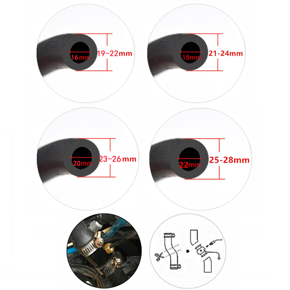 Мини-метр температуры воды для мотоцикла KOSO для XMAX 250 300 NMAX CB 400 CB500X, датчик температуры воды, адаптер для скутера и гонок