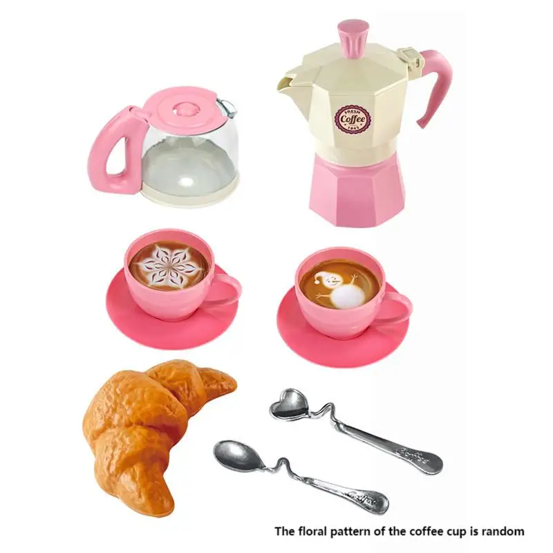 Kinder spielen Haus Spielzeug Simulation Kaffee Snack Set Mahlzeit italienisches Kaffee Spielzeug