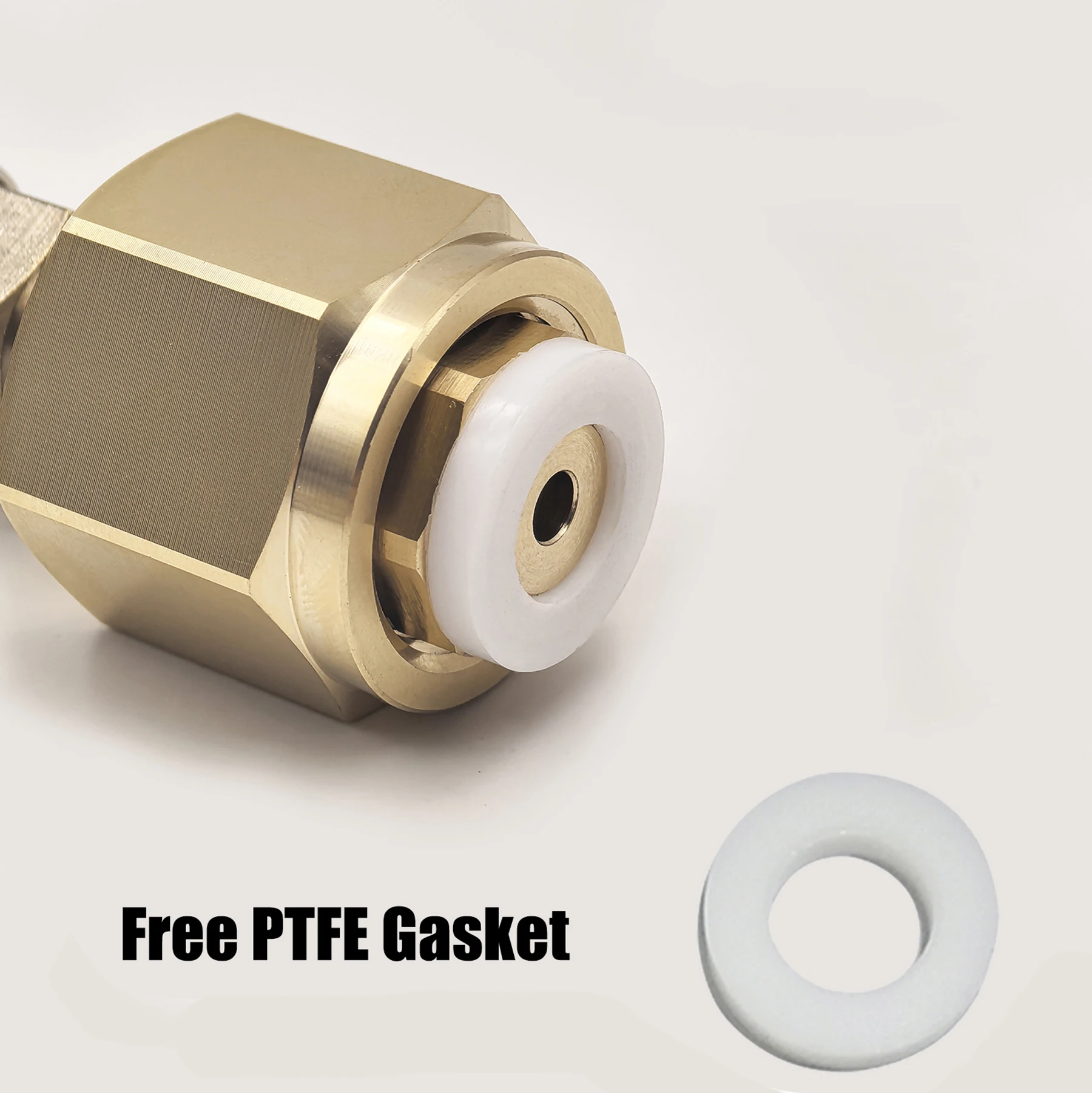 W21.8, G3/4, CGA320 Copper Nut Washer Set For CO2 Tank Cylinder Soda Water Soda Maker External Hose Adapter M10 Thread