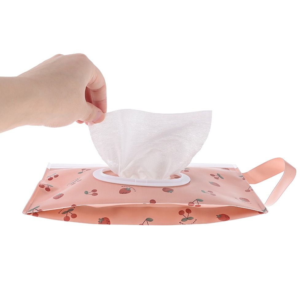 Portátil eva lenços umedecidos saco flip capa com fivela toalhetes titular caso bolsa de lenços umedecidos ao ar livre