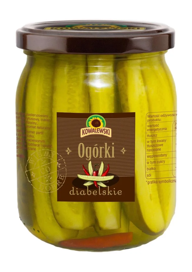 Kowalewski Ogórki diabelskie 540 ml