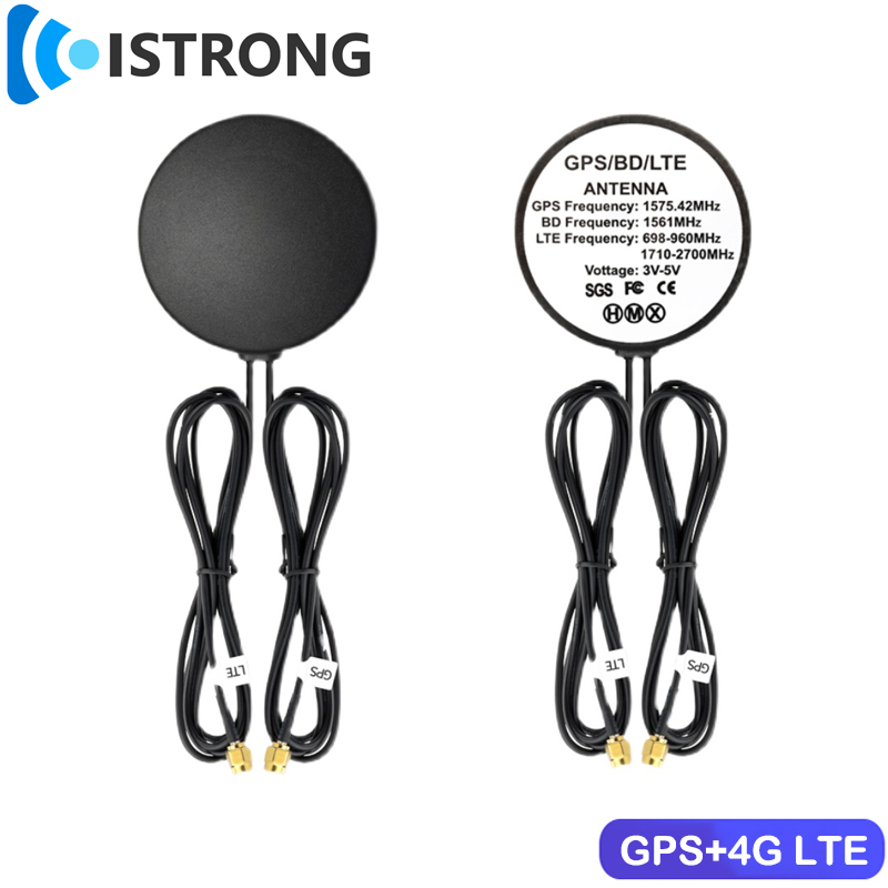 Định Vị GPS LTE 2 Trong 1 Ăng Ten Adapter Ngoài Trời Chống Nước 28dbi 4G Beidou Xe Hoa Tiêu Anten Thu SMA nam Cho DTU Tủ IOT