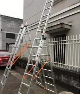 Ladder rack combination ladder Aluminum industrial ladder Telescopic wooden ladder