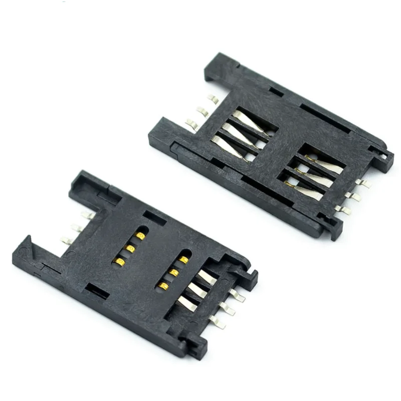 Micro SD TF Card Socket SD Memory Card Slot Socket Micro SIM 7Pin NANO SIM 6Pin Connector Socket Small Card Slot Cell Phone Deck
