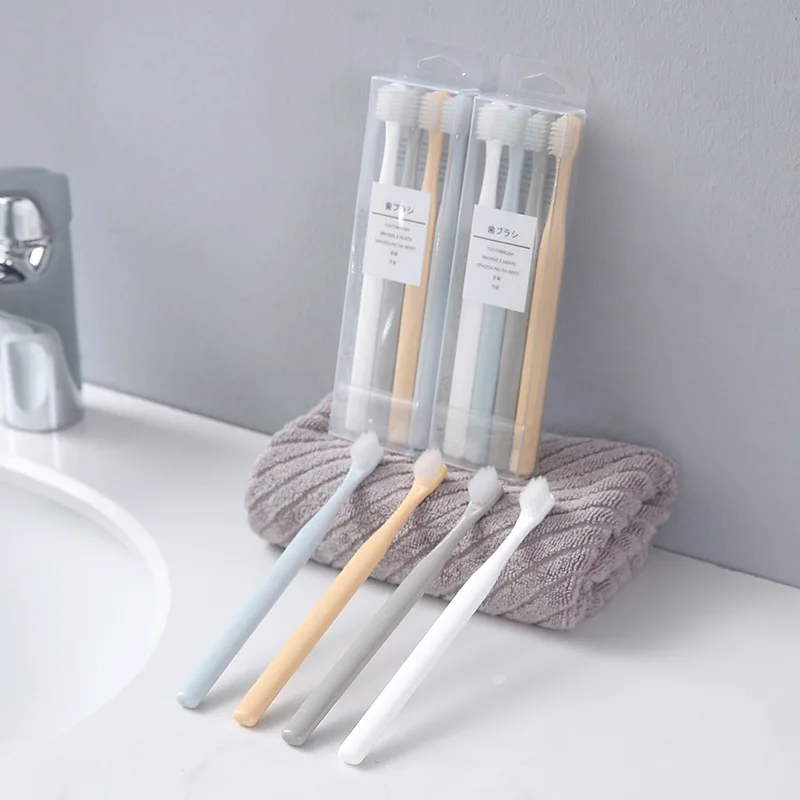 ชุดแปรงสีฟันที่ได้แรงบันดาลใจจากญี่ปุ่นที่หรูหรา 12 ชิ้น: ขนแปรงนุ่ม, CompactHead สําหรับผู้ใหญ่ - อ่อนโยน, มีประสิทธิภาพ, และใช้แล้วทิ้ง