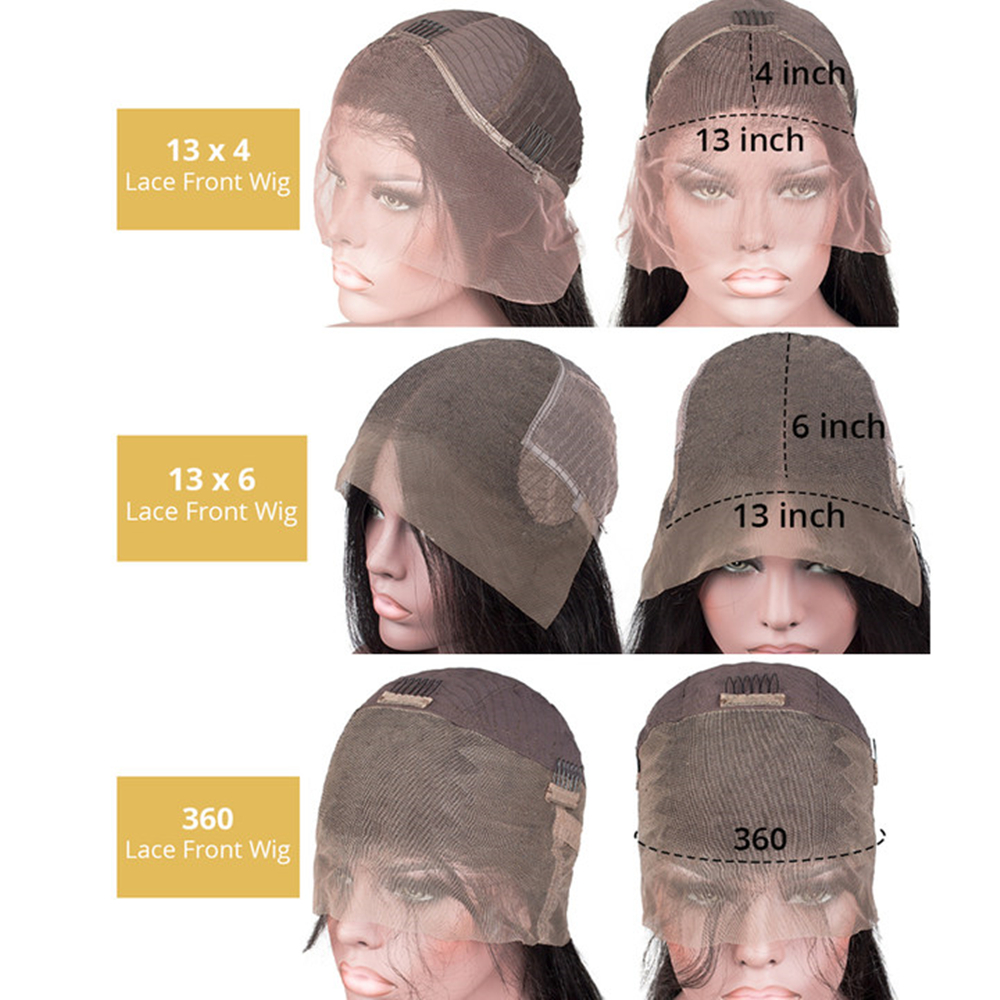 ブラジルの巻き毛のかつら,ボブ,レースキャップ付き,レミー品質の自然な髪,波状,13x4,密度360,アフリカの女性向け