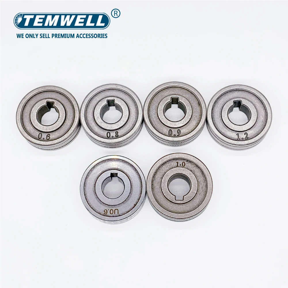 MIG/MAG เชื่อม Feeder ม้วน V U Knurl Groove 0.6 มม.0.8 มม.1.0 มม.1.2 มม.1.4 มม.ขนาด 30x10x10 มม.RS-775S SSJ-29 Feeder Rollfor Stee