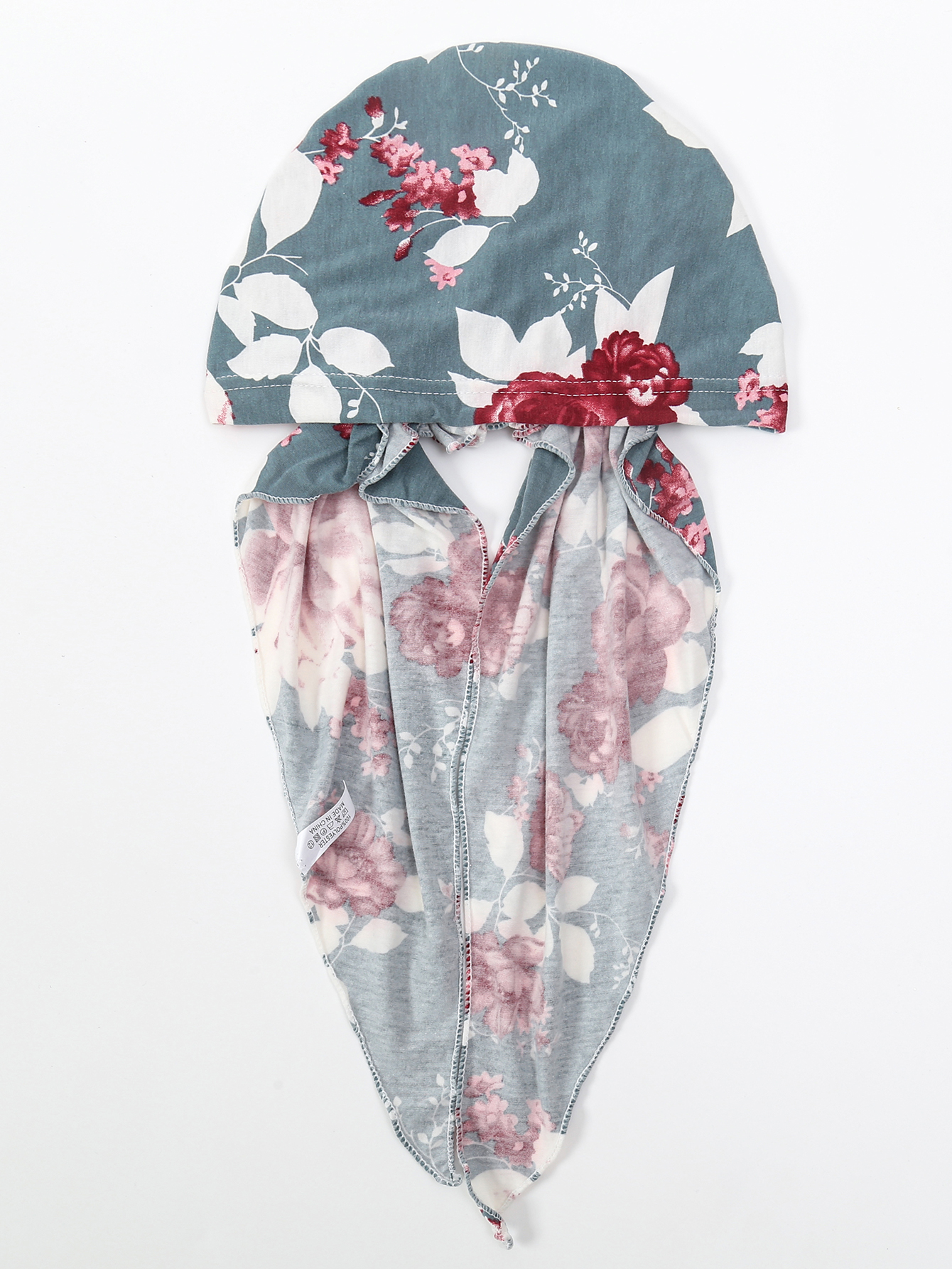 Ramadan Moslim Hijab Caps Wrap Head Zacht Elastisch Lange Staart Tulband Motorkap Mode Print Hoofdtooi Draagbaar