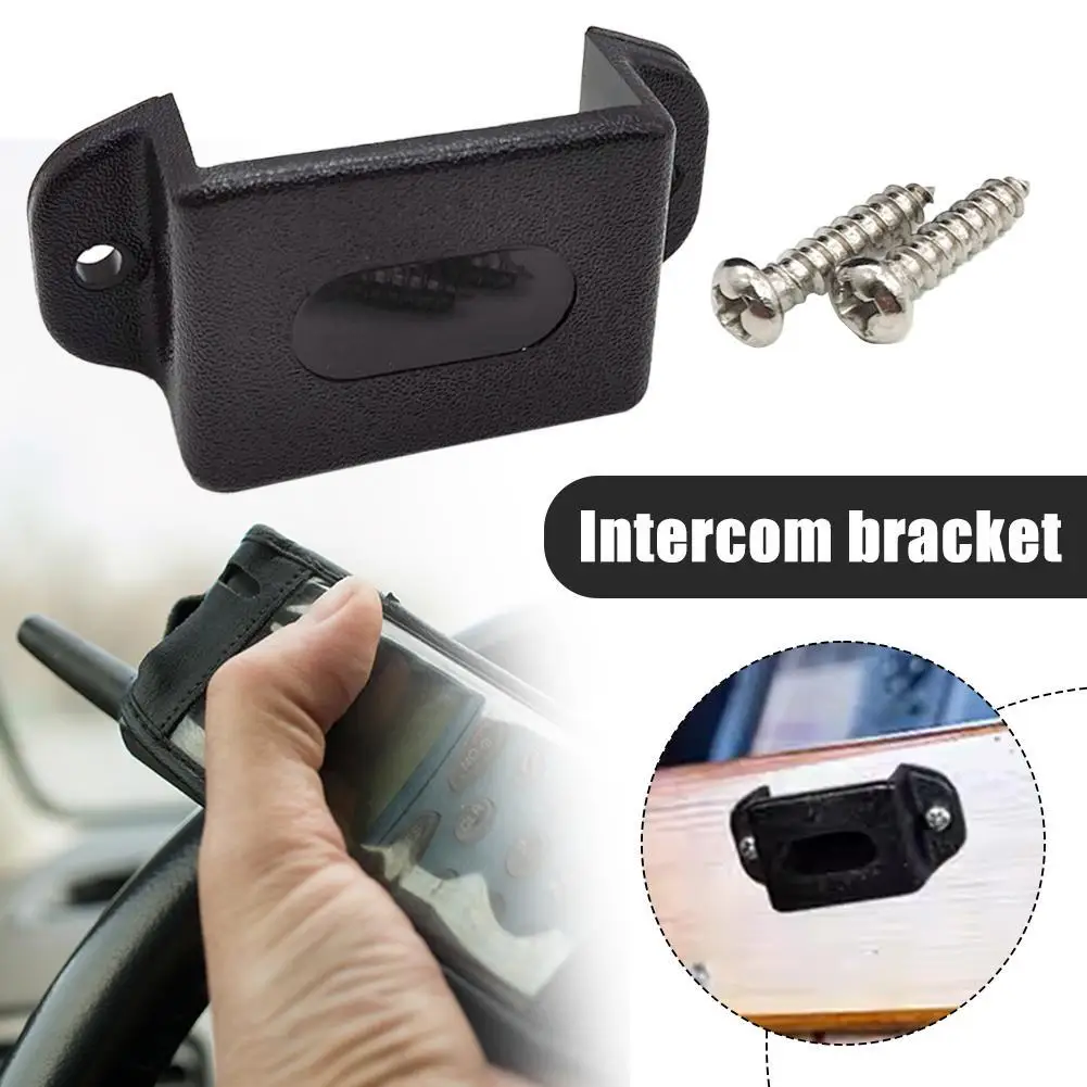 Walkie Talkie Halterung Zwei Weg Radio Feste Installation Halter Schraube Loch Handheld Ständer Für Auto Lkw Boot