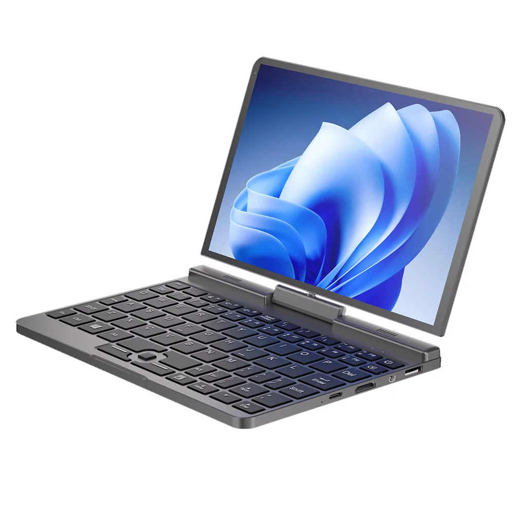 Mini ordenador portátil P8 de 12. a generación Intel N150 Core 8 pulgadas LPDDR5 12GB 1TB 4800MHz Windows 11 Pro AX WiFi 6 BT5.2 RJ45 LAN Flip 180 portátil