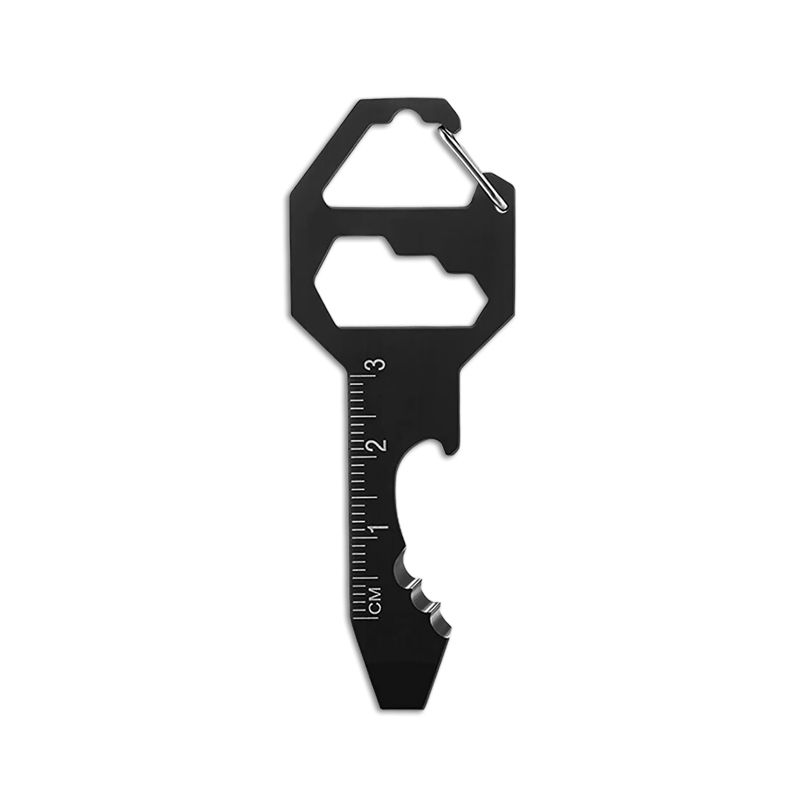 Multifunction Bottle Opener Hexagonal Pendant Screwdriver Self Defense EDC Tools Keychain for Outdoor Camping Survival Supplies