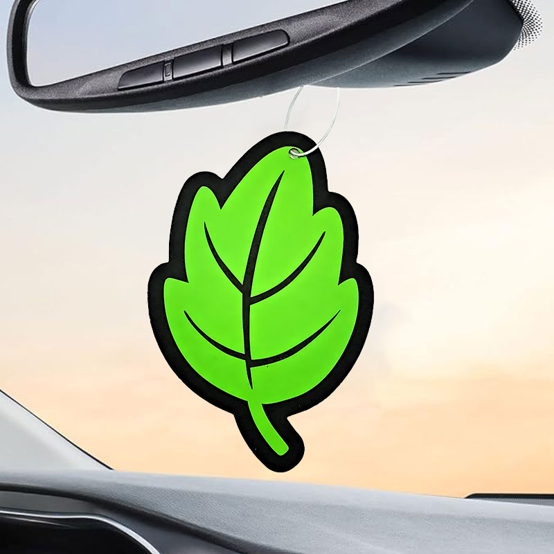 3-60 Stuks Auto Luchtverfrisser Natuurlijke Geurende Thee Papier Auto Opknoping Vanille Parfum Geur Bladvorm Auto accessoires Interieur