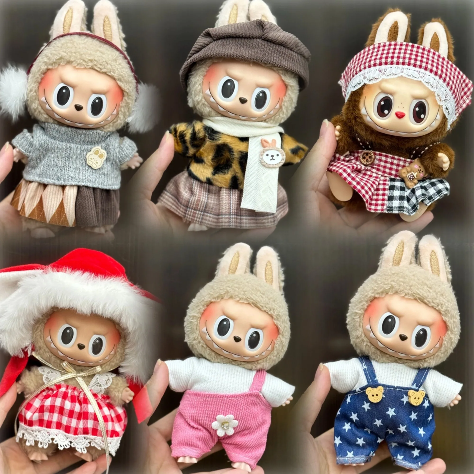 【ไม่มีรองเท้า】สําหรับ 15 ซม.Labubu ชุดมีสไตล์เสื้อผ้ากีฬาและสันทนาการชุด Labubu ชุดอุปกรณ์เสริม Labubu Ropa
