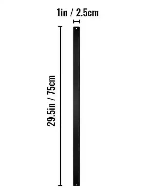 Deck Balusters, 76 Pack Metal Deck Spindles, 29.5"x1" Staircase Baluster With Screws