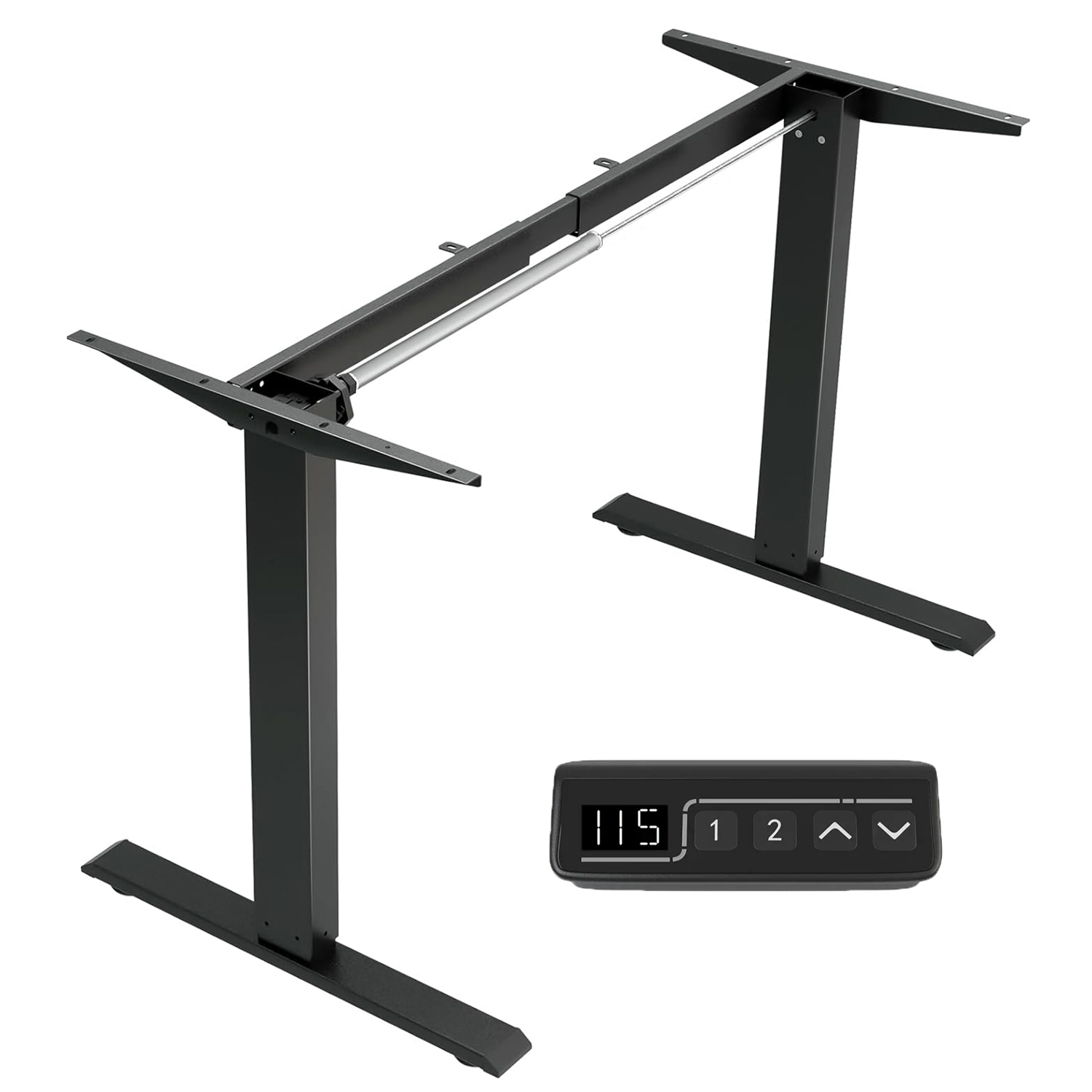 Electric height-adjustable desk frame Sitting, standing, and exercising table frame Height-adjustable standing desk legs