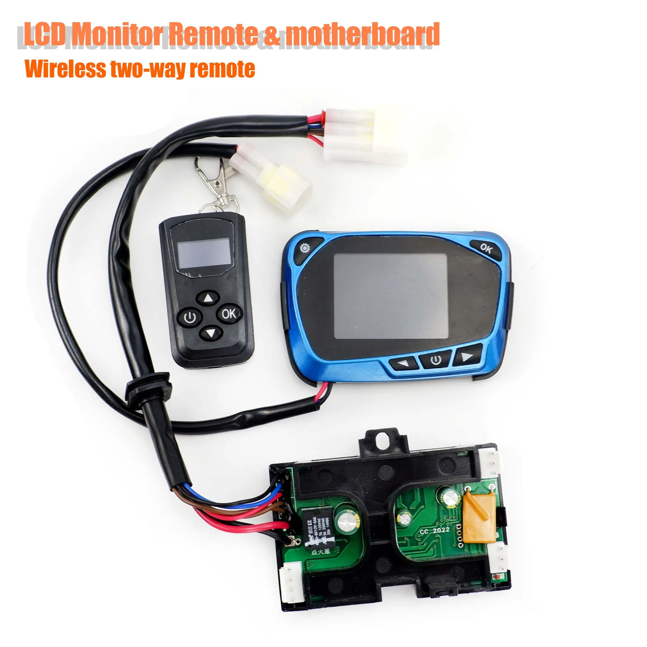 Calentador de aire diésel de 12V, Monitor LCD, interruptor, placa controladora de Control, placa base, pantalla remota para coche, Van, Camper