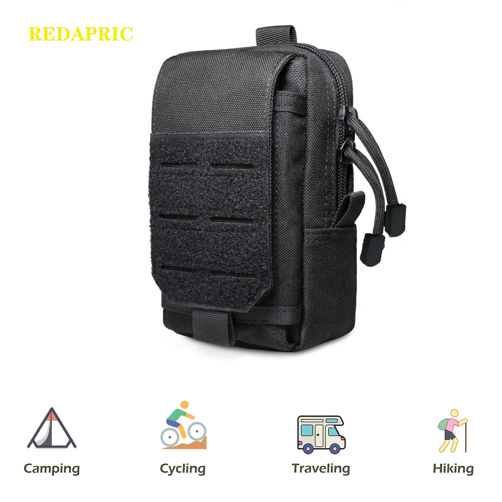 전술 Molle 주머니 허리 가방 야외 남자 EDC 도구 가방 유틸리티 가제트 주최자 조끼 팩 지갑 휴대 전화 케이스