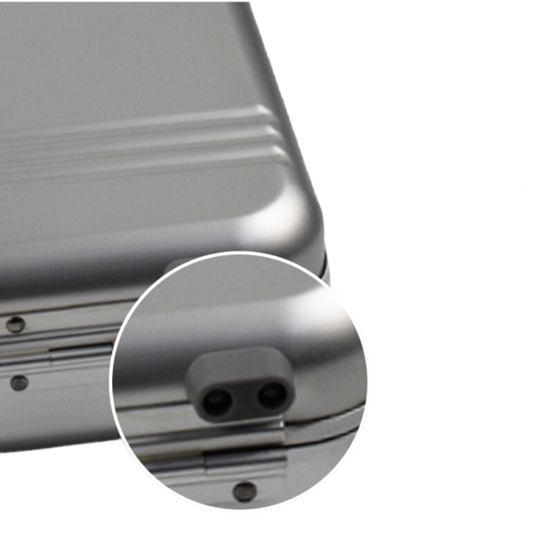 High End Briefcase Aluminum Alloy Travel Security Case Portable Carry-on Toolbox for Laptop Tablet Business Accessories Storage