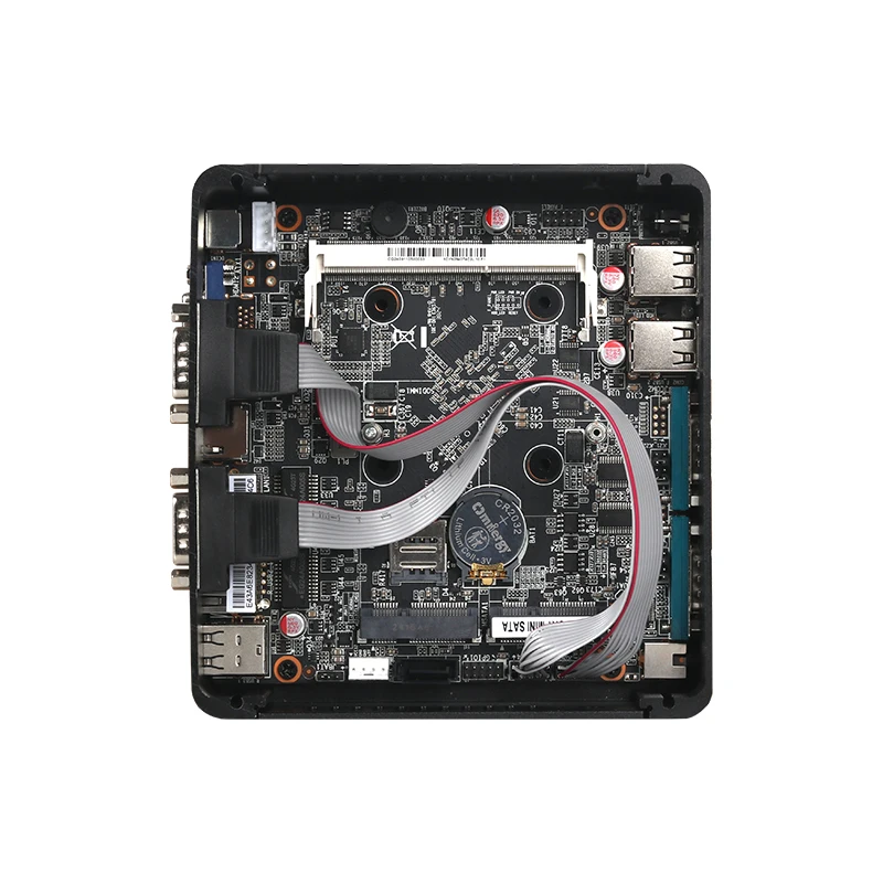 Безоентиляторный промышленный ПК Intel N2840 J2900 4xCOM RS232 RS485 6xUSB 2x LAN HDMI VGA Mini PCIe WiFi 4G LTE GPIO Windows Linux