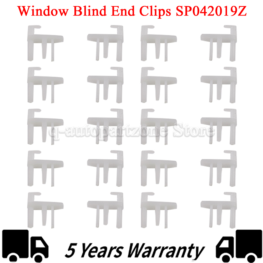 SP 042019 Z-Fenster-Blind-End-Clips, 5 l/h und 5 U/h, passend für eitz Dometic Flyscreen/Blind-End-Clips, Wohnwagen/Wohnmobil