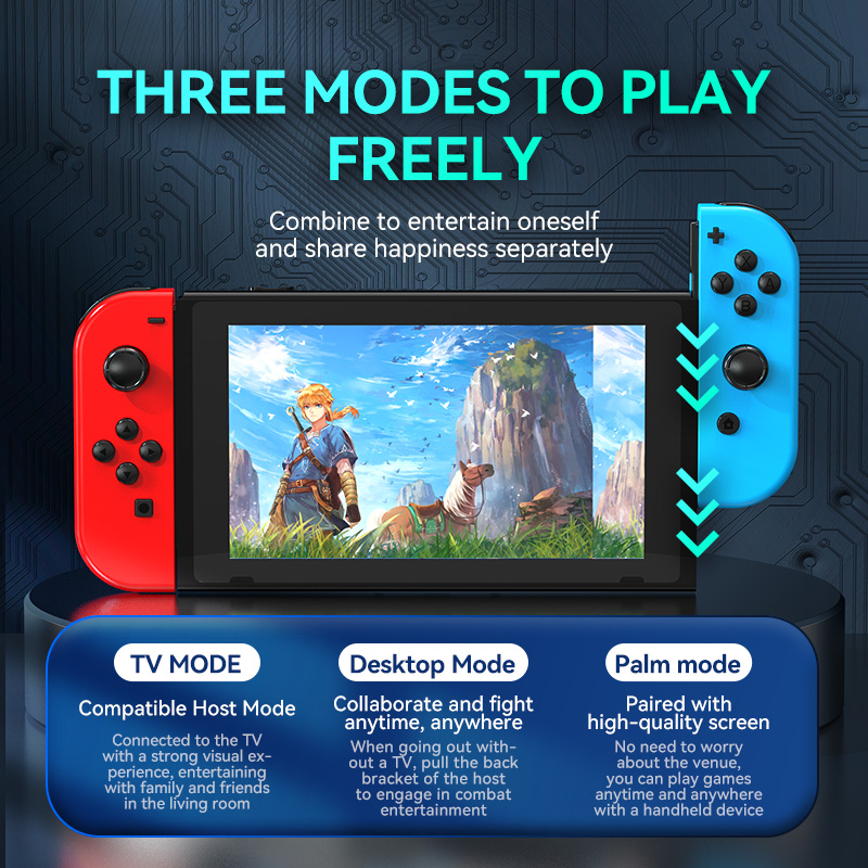 2025 novo para joycons gamepad para interruptor bluetooth controlador sem fio joystick com consoles de videogame cubo