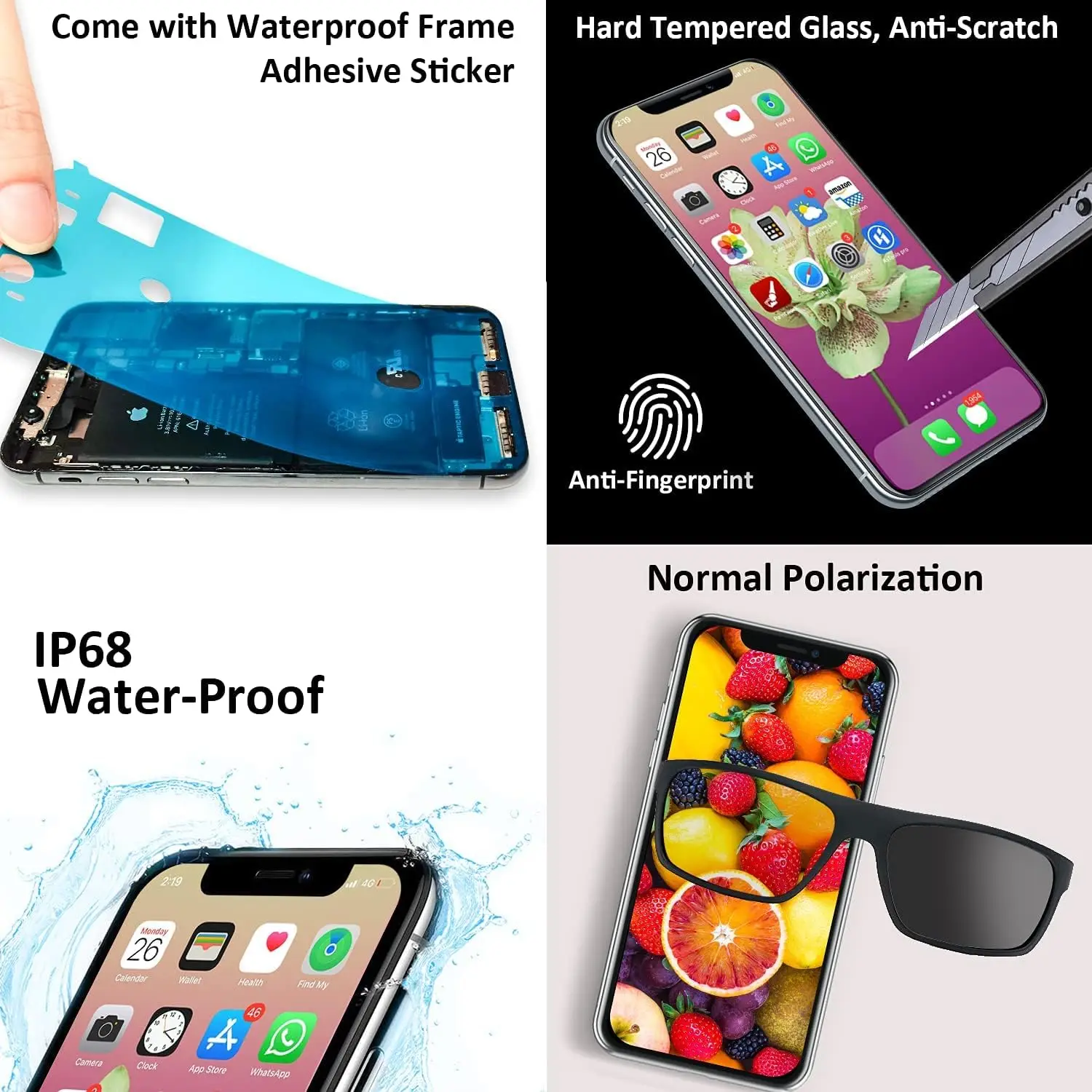 OEM Pantalla สําหรับ iphone 11 จอแสดงผล LCD Touch Screen Digitizer Assembly สําหรับ iPhone 11 LCD เปลี่ยน 3D Touch