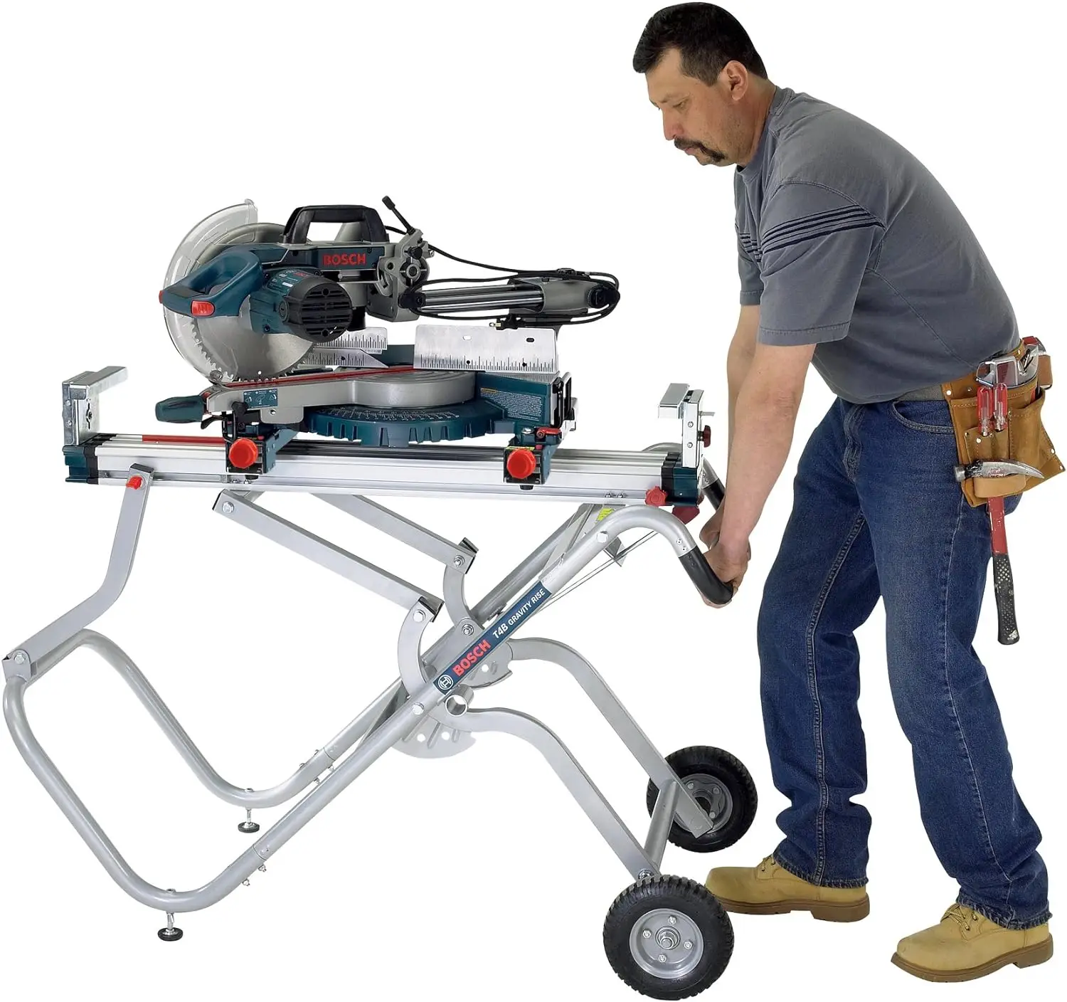 Wheeled Miter Saw Stand T4B