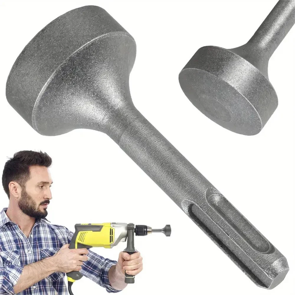 Chave de haste de aterramento de 85mm, resistente, broca de aço forjado, fixação de martelo para hastes de aterramento, instalação de cerca, brocas de desgaste