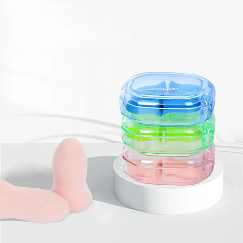 耳栓,柔らかく,軽くてゆっくりとした,ノイズリダクション,睡眠用,女性用,4/10個