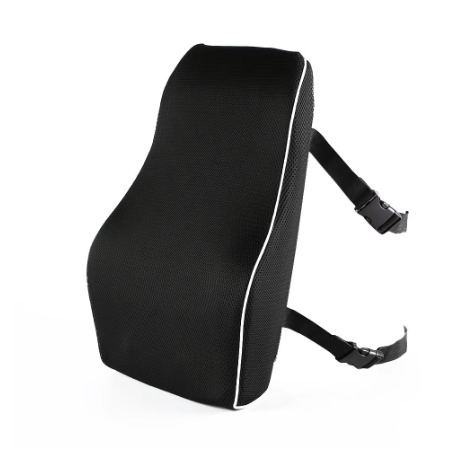 Car Seat Office Chair Back Lumbar Support Car Waist Rest Rebound Memory Foam Cushion Pad Back Lumbar Cushion for Car Driver