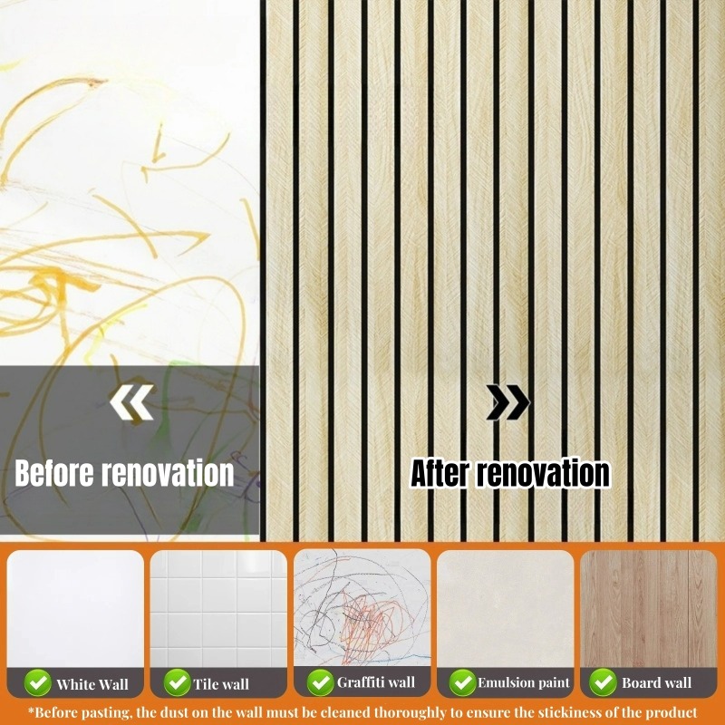 Grade falsa adesivos de parede papel de parede autoadesivo para paredes do quarto espuma grossa casca de grão de madeira e papéis de parede decoração de casa