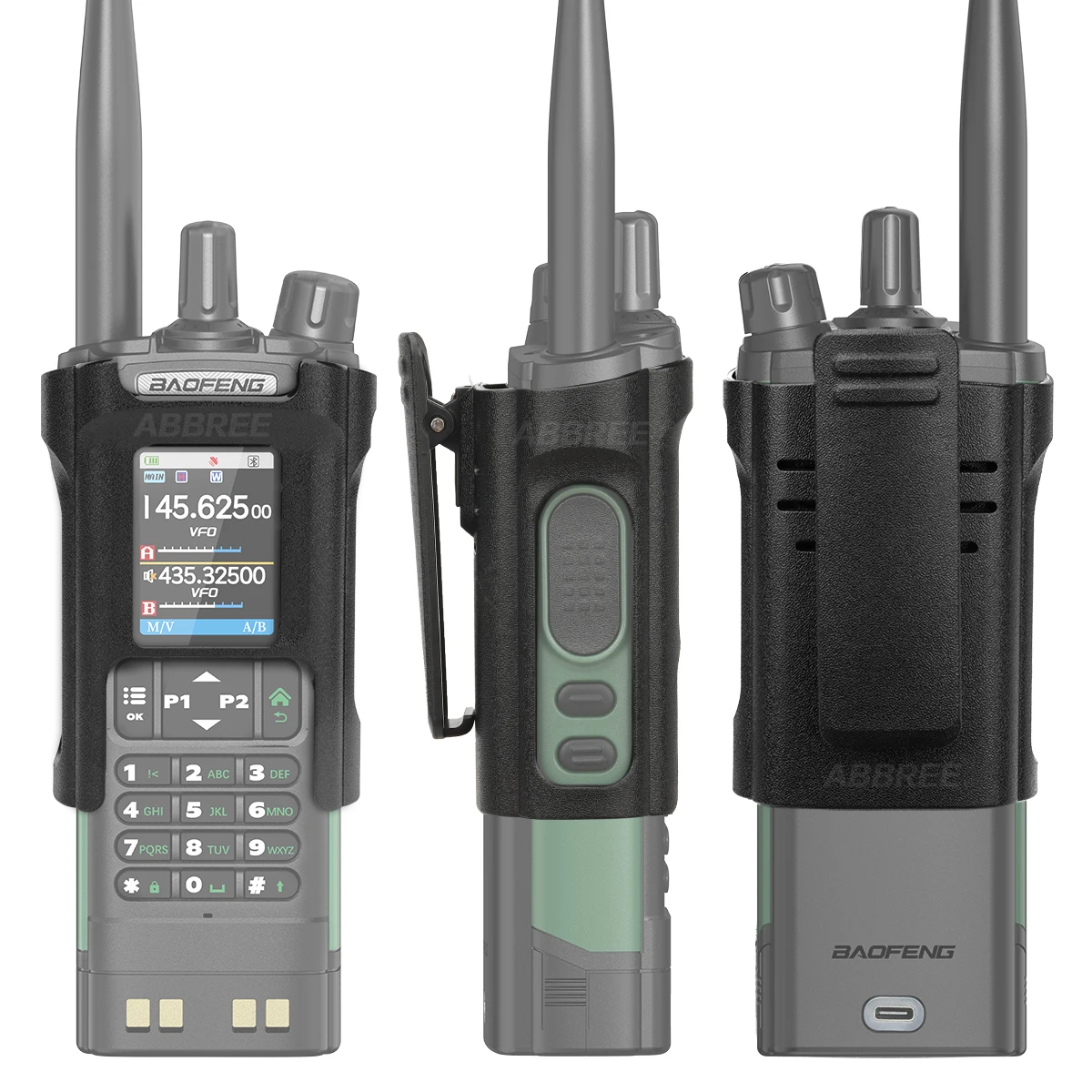 Oryginalny klips do paska Baofeng UV-32 DM-32 Walkie Talkie Etui na pasek UV32 Etui na pasek do radia dwukierunkowego DM32