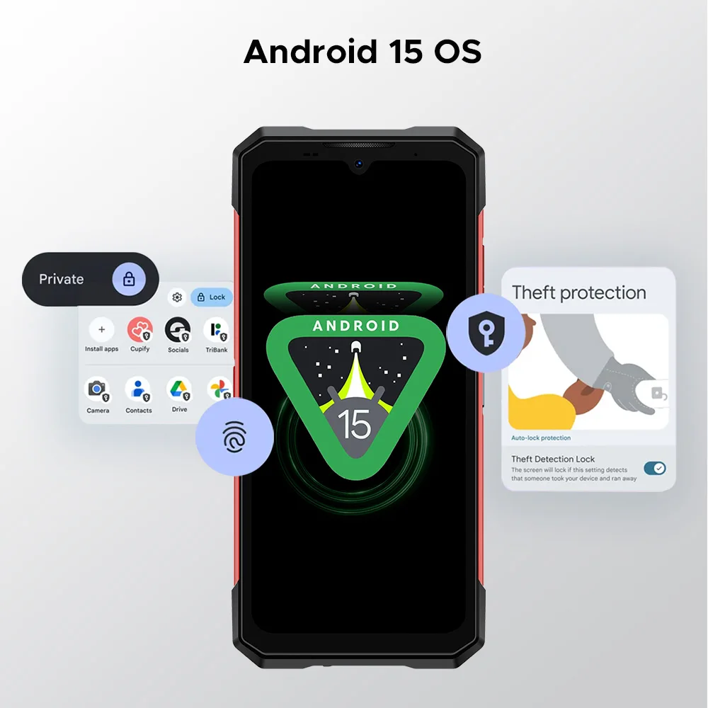 World Premiere DOOGEE S200 Plus 5G AI Rugged Phone Dimensity 7300 1.32" Rear Display 12+512GB 6.72'' 10100mAh Battery Smartphone