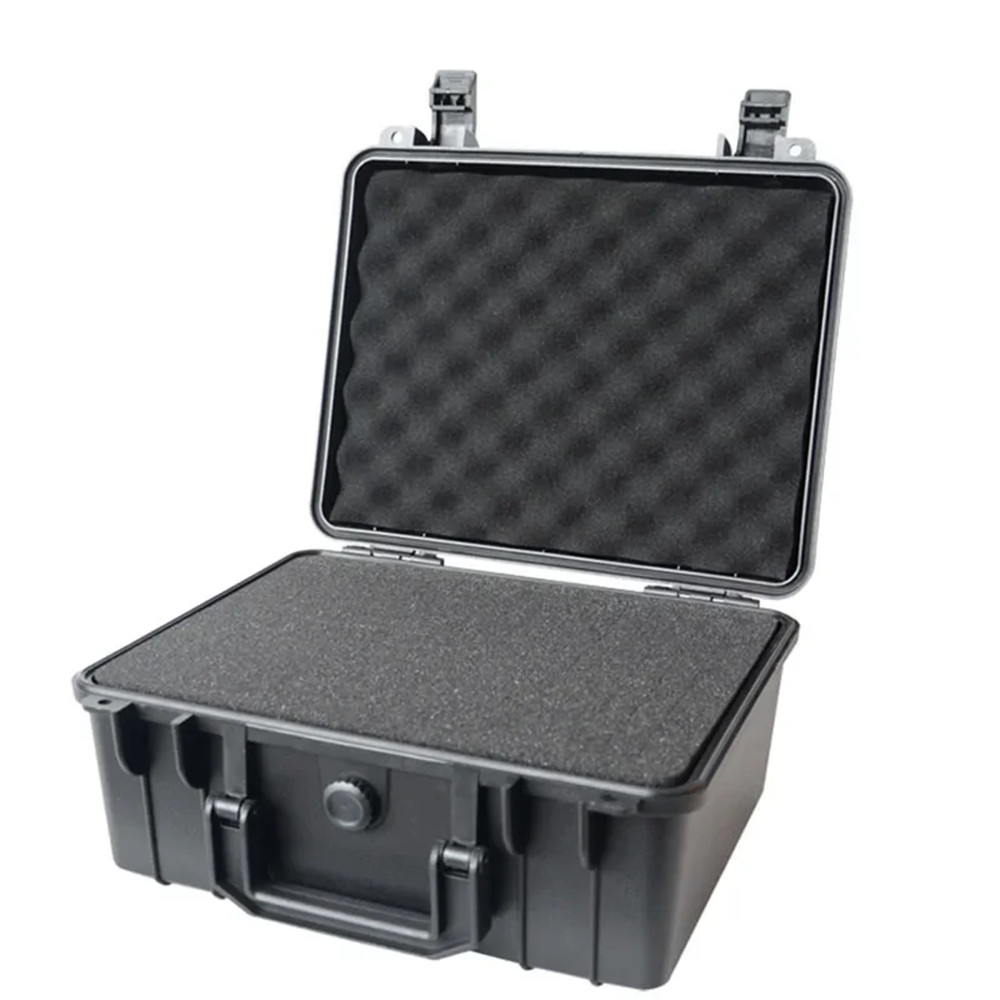 280x240x130mm Cassetta degli attrezzi impermeabile Scatola di protezione di sicurezza Organizzatore di stoccaggio hardware Custodia per strumenti resistente agli urti