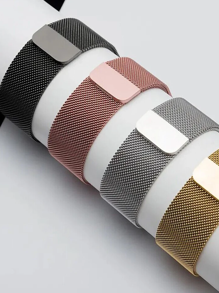 Correa de bucle milanés para Apple Watch Band 46mm 44mm 45mm 40mm 42mm 41mm 38mm 49mm pulsera iWatch Series 10 Ultra 2 9 8 SE 7 6 5