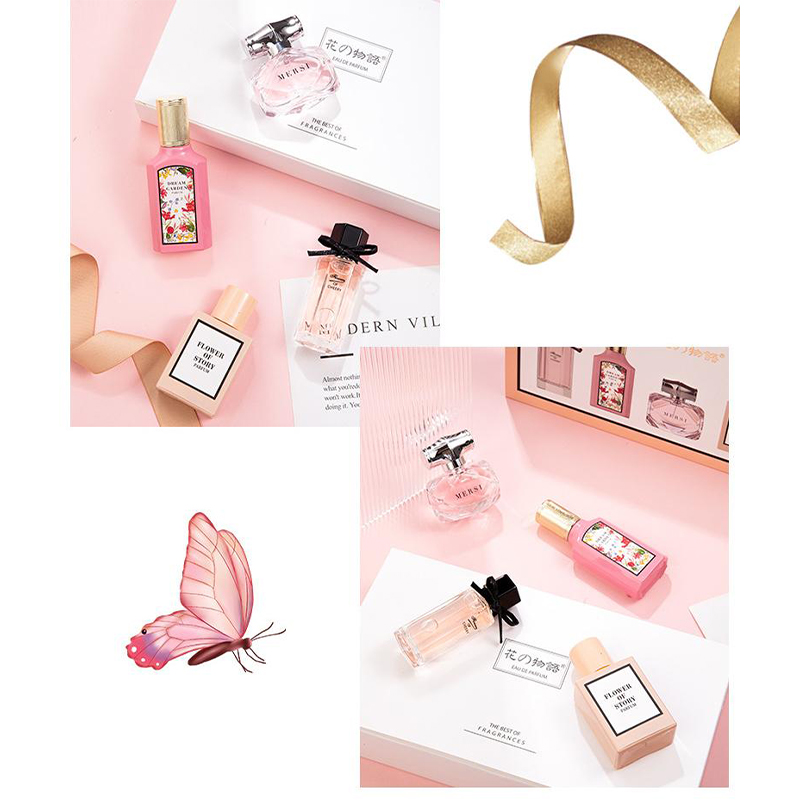 Oriental ของขวัญกล่องน้ําหอมผู้หญิงกลิ่นดอกไม้จัสมิน Gardenia กลิ่นหอมโคโลญจ์สดยาวนาน Eau De Toilette Body Splash