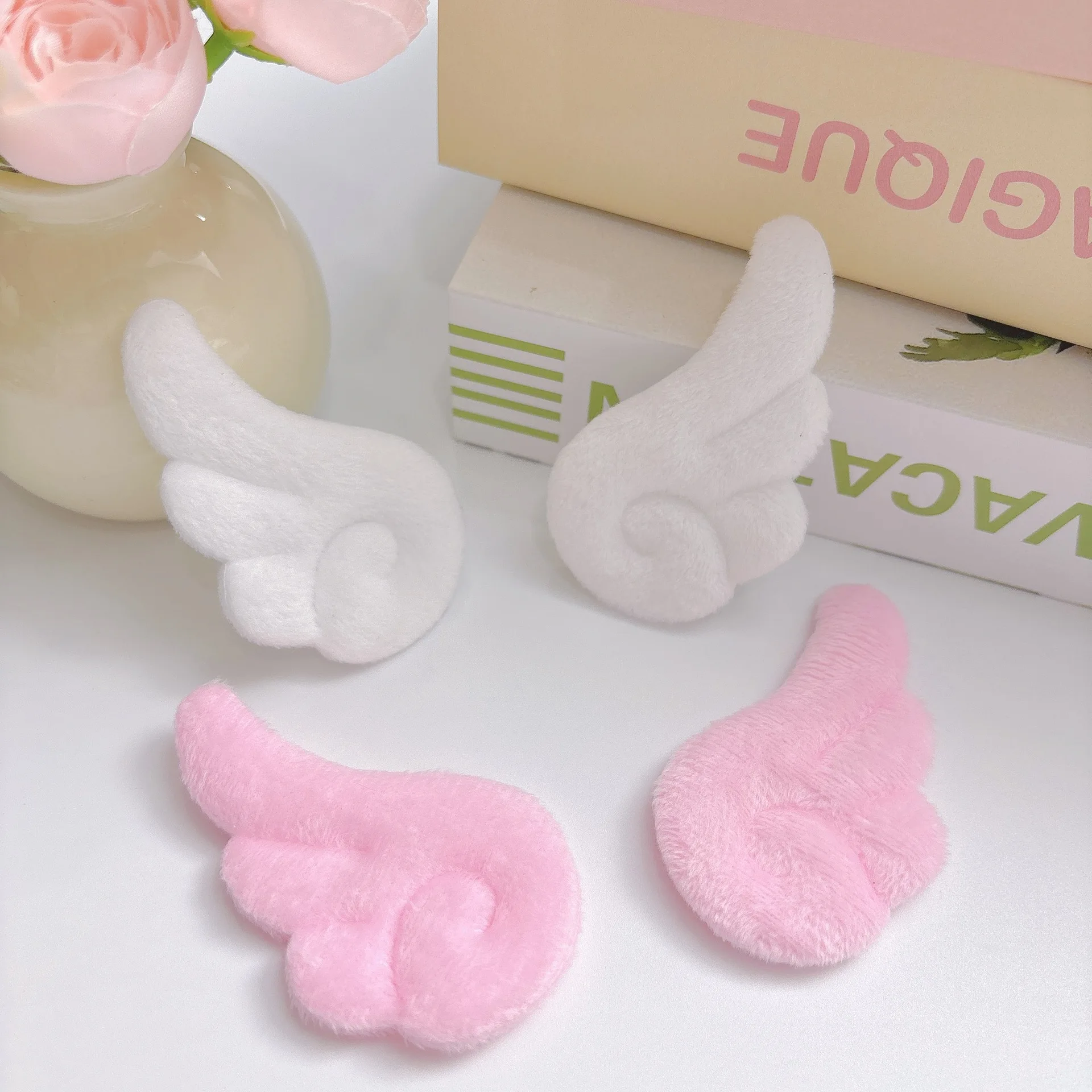 2 pezzi ali d'angelo super carino ala d'angelo peluche forcina ragazza accessori per fermagli per capelli mollette copricapo copricapo copricapo