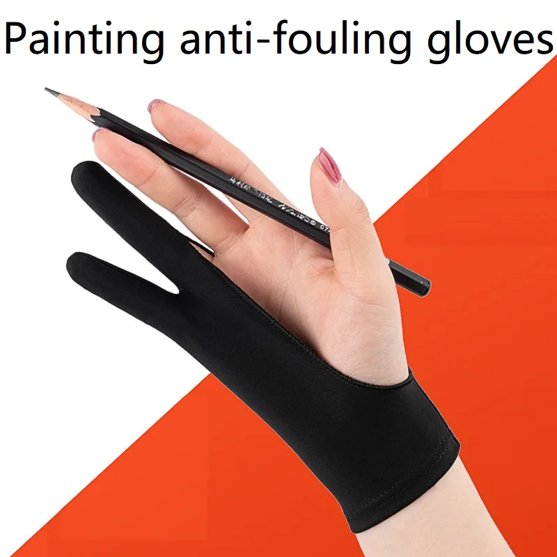 Tablet-Handschuhe, Zeichenhandschuhe, Zeichenhandschuh für die linke Hand, Farbe, digitaler Grafik-Tablet-Handschuh für Zeichenhandschuhe