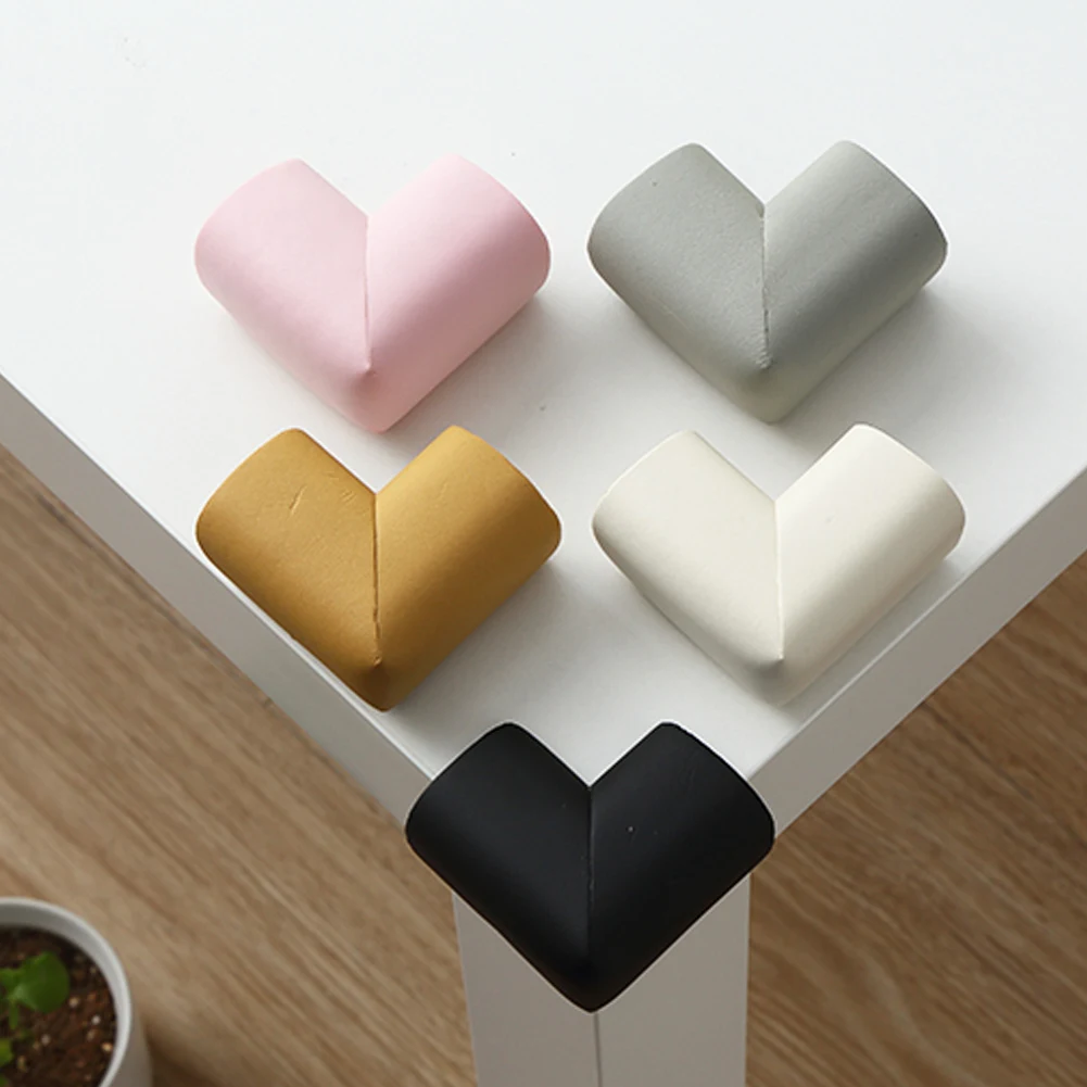 Protector de esquina de la Mesa para bebé, protectores de protección de seguridad, cubierta de borde de muebles para niños, parachoques de esquina, espuma anticolisión, 4 Uds.