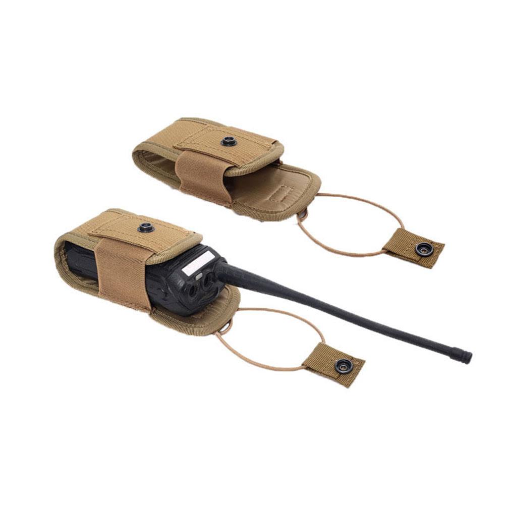 Outdoor Tactical Walkie Talkie Cover para MOLLE, Saco multifuncional do telefone móvel, Saco da cintura, Acessório protetor