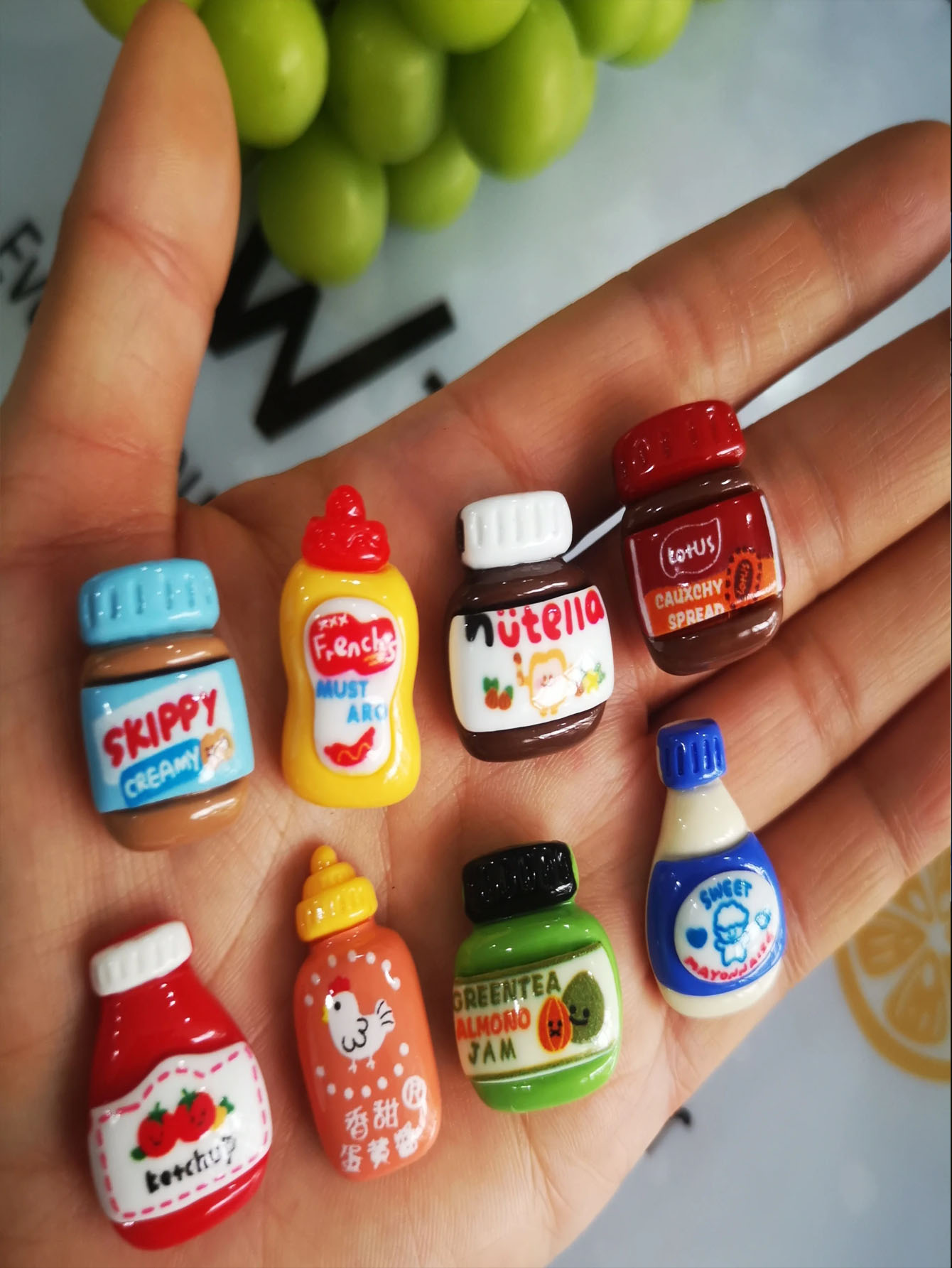 8pcs Refrigerator Magnets, Kawaii Cartoon Food Fridge Magnets, Cute Decorative Magnets Personalized Fridge Magnet Locker Cabinet