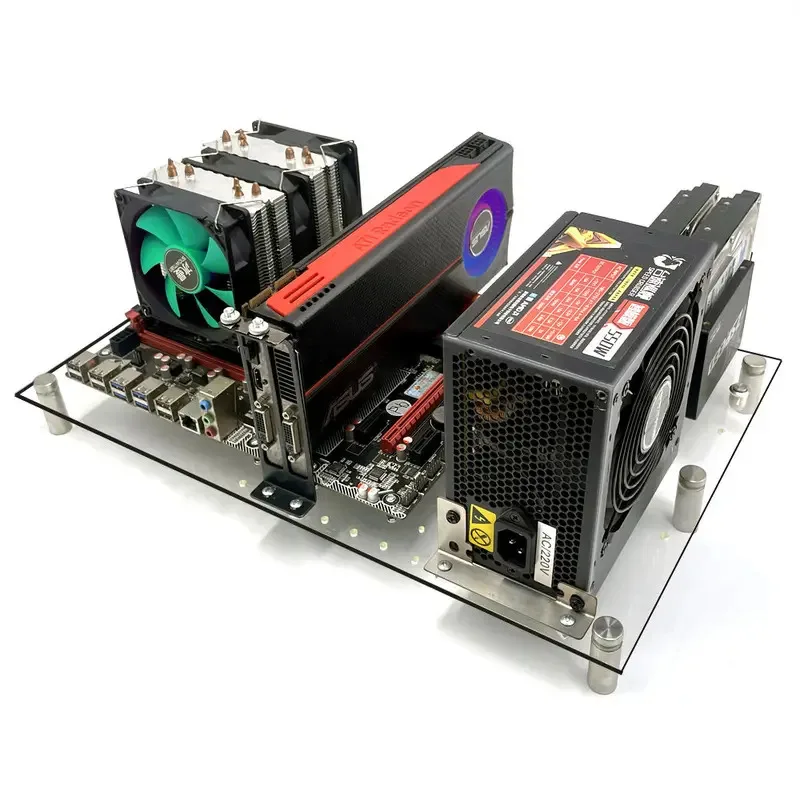 Wholesale Build Desktop PC I3 12100 I5 12400 H610m 16G DDR4 M.2 RX580 Gaming PC Computer with RGB Desktops Prebuilt Accessories