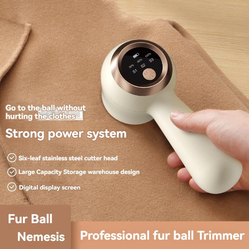 Neuer elektrischer Haarballenschneider für Zuhause, Kleidung, Haarballenschneider, vielseitige tragbare wiederaufladbare Rasiermaschine